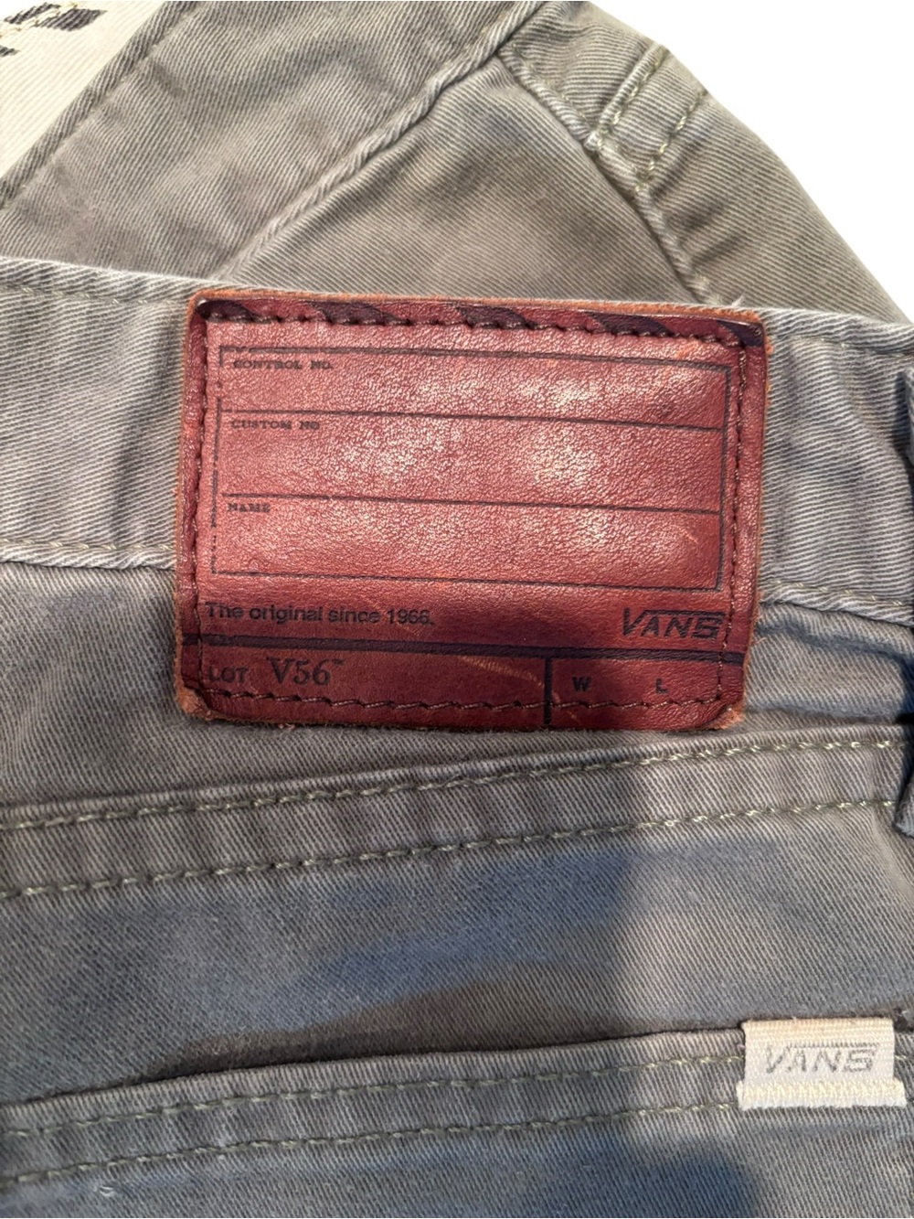 Vans Men's Forest Green Denim Jean Shorts - Picture 3 of 3